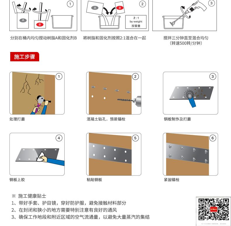 包钢湖南粘钢加固施工过程